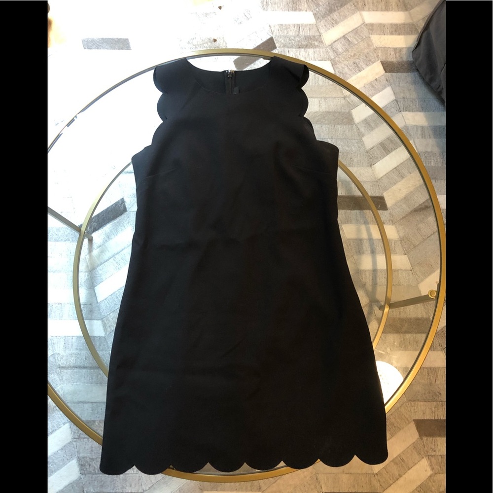 JCrew Scalloped Edge Dress